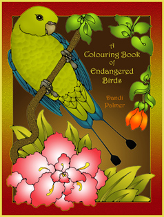 A Colouring Book of Endangered Birds