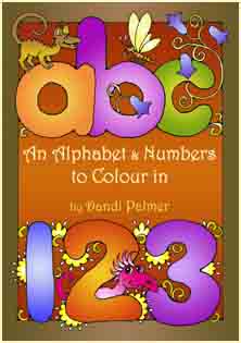 An Alphabet & Numbers to Colour in